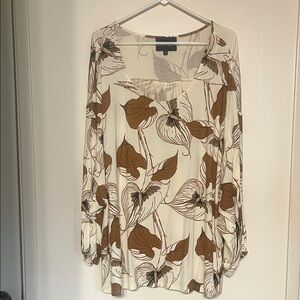 Women’s Tanoa Aloha Print 2X Blouse